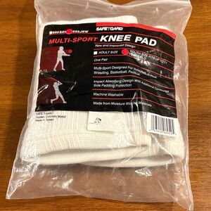 White Multi-Sport Knee Pad